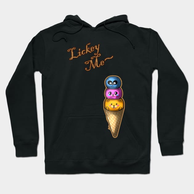 LickeyMe IceCreamWaffle Hoodie by LinYue